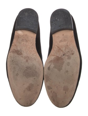 Del Toro x Moda Operandi Velvet Loafers
