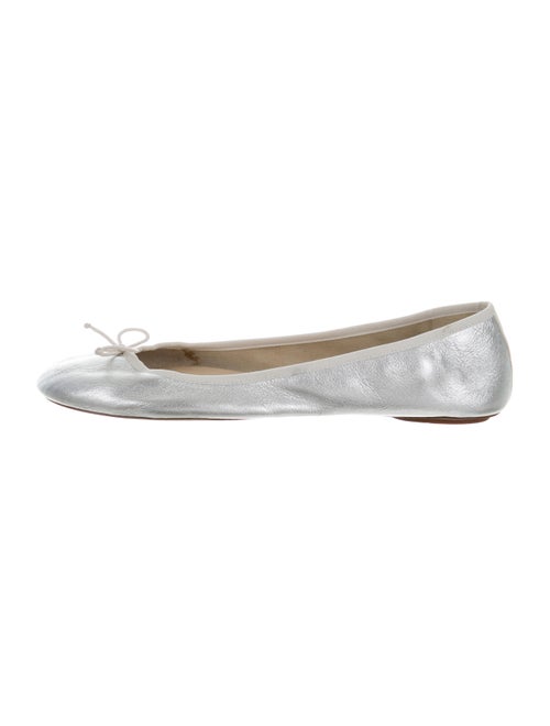Massimo Dutti Metallic ballet Flats