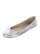 Massimo Dutti Metallic ballet Flats