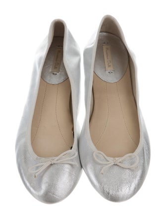 Massimo Dutti Metallic ballet Flats