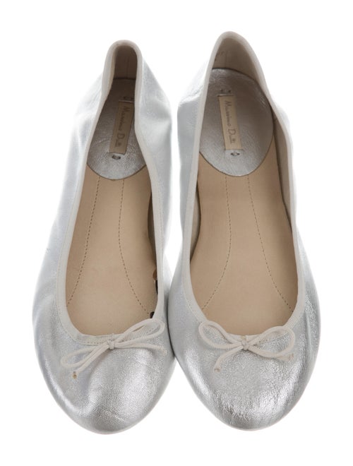 Massimo Dutti Metallic ballet Flats