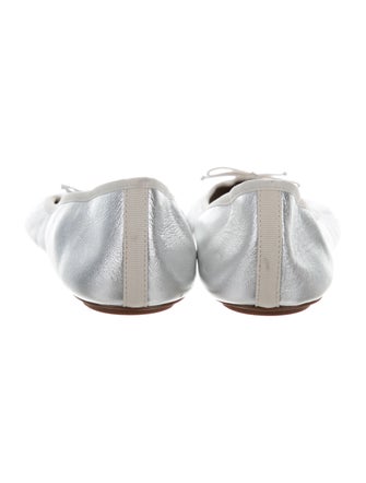 Massimo Dutti Metallic ballet Flats