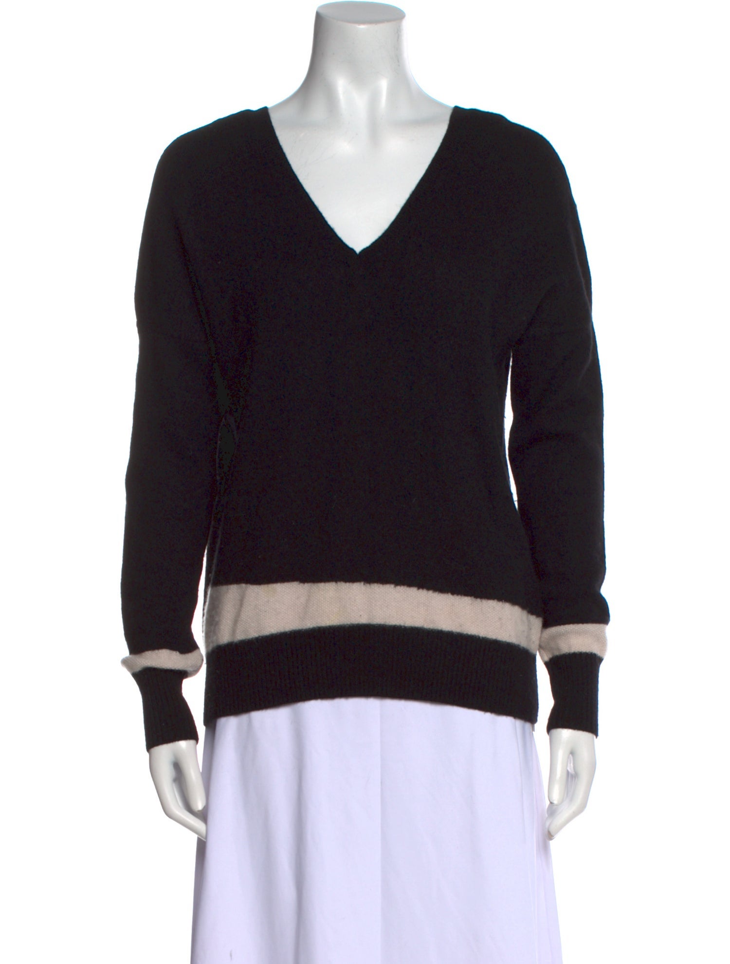 Duffy Cashmere Graphic Print Sweater