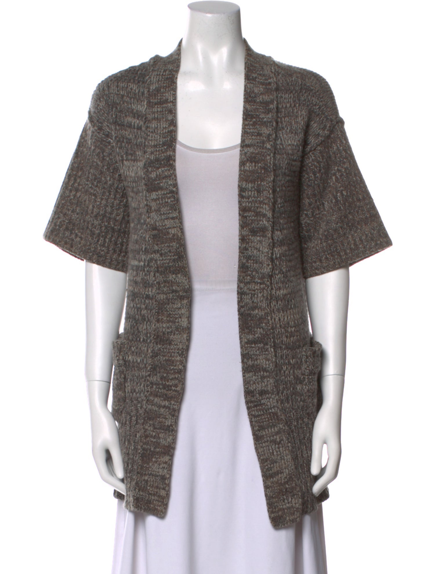 Duffy Wool Open Front Sweater