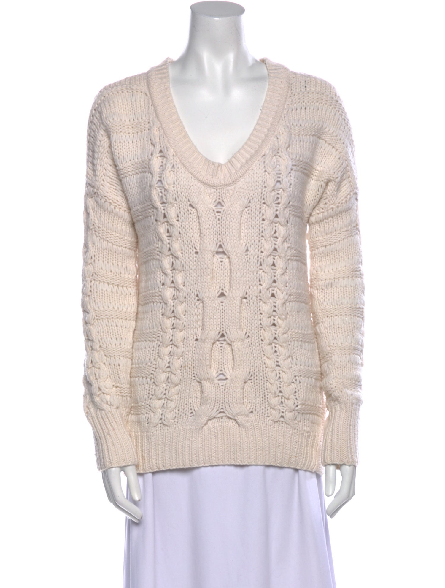 Duffy Printed V-Neck Sweater