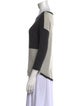 Duffy Cashmere Colorblock Pattern Sweater