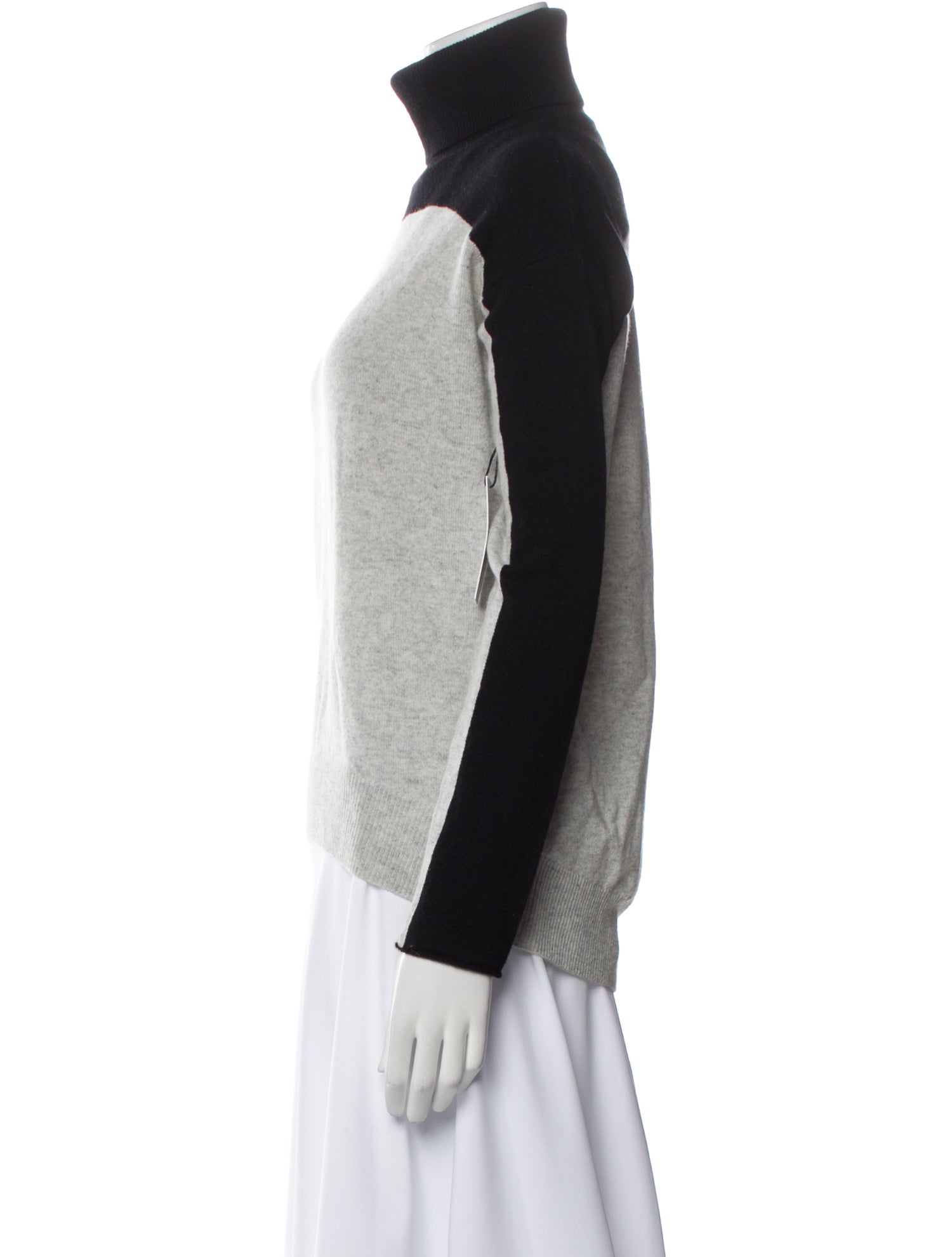 Duffy Cashmere Colorblock Pattern Sweater w/ Tags