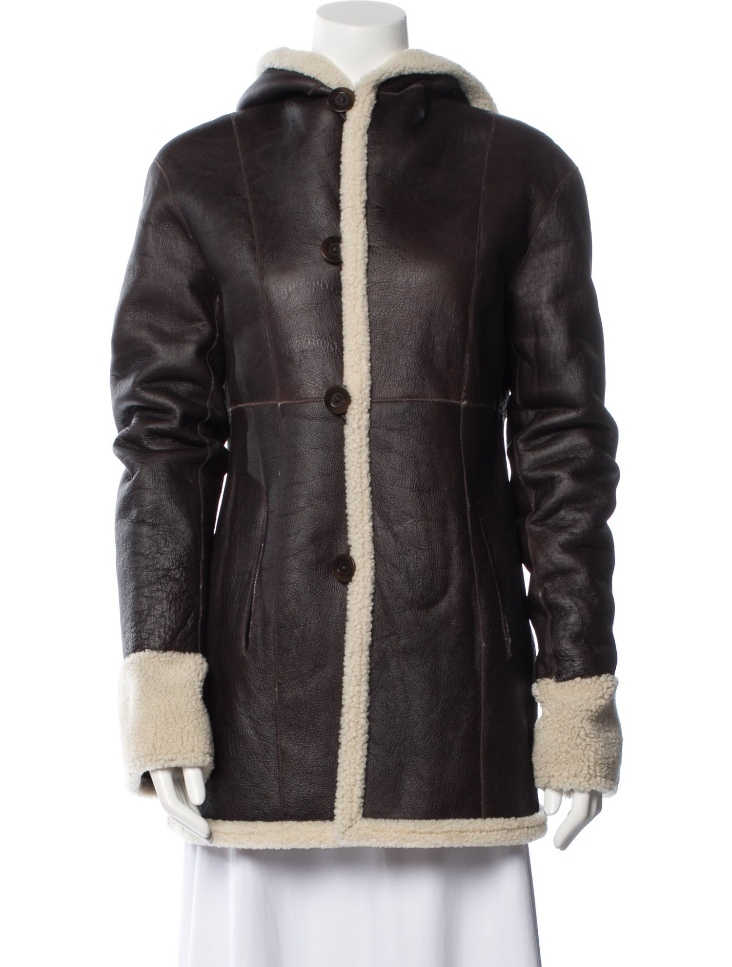 Blue Duck Shearling Fur Coat