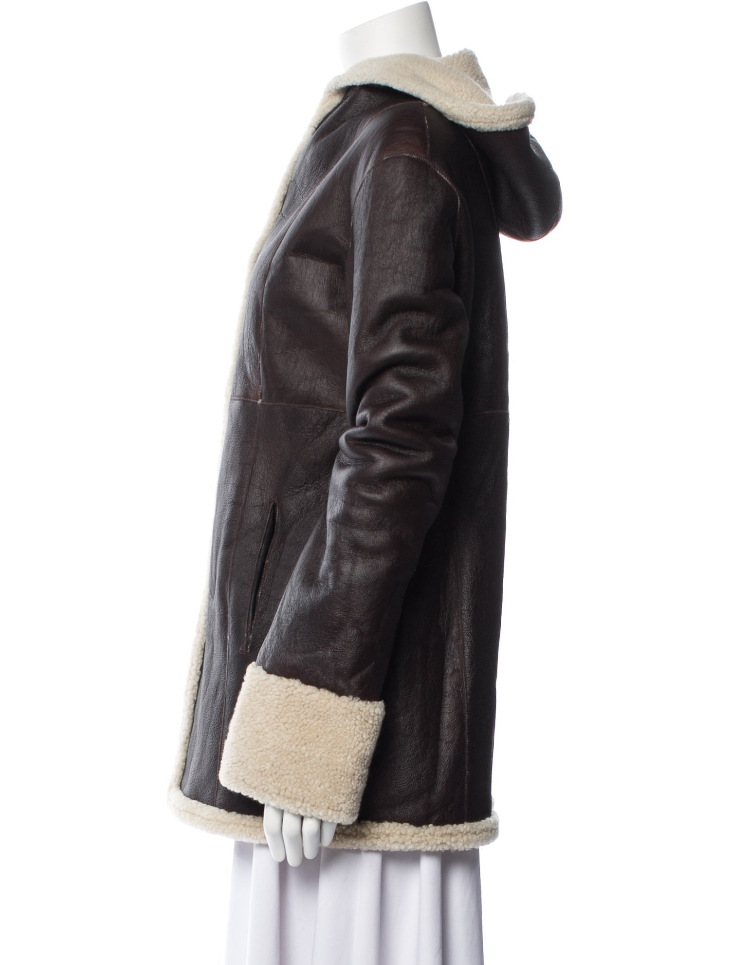 Blue Duck Shearling Fur Coat