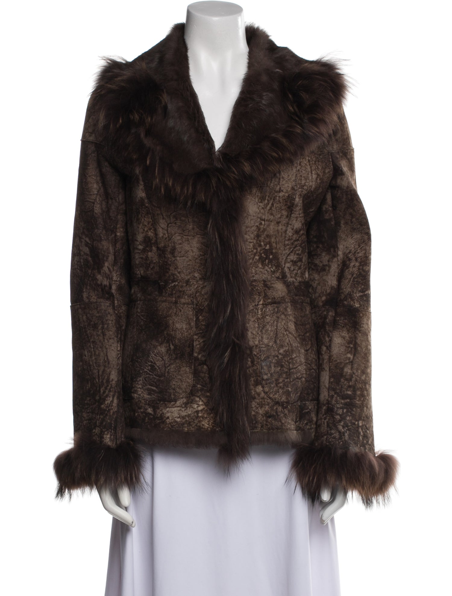 Blue Duck Fur Fur Coat