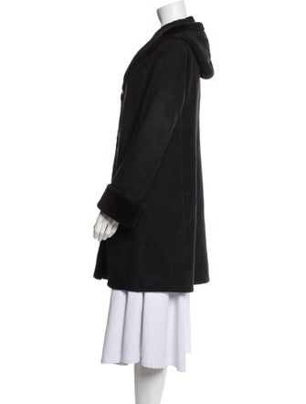 Blue Duck Shearling Fur Coat