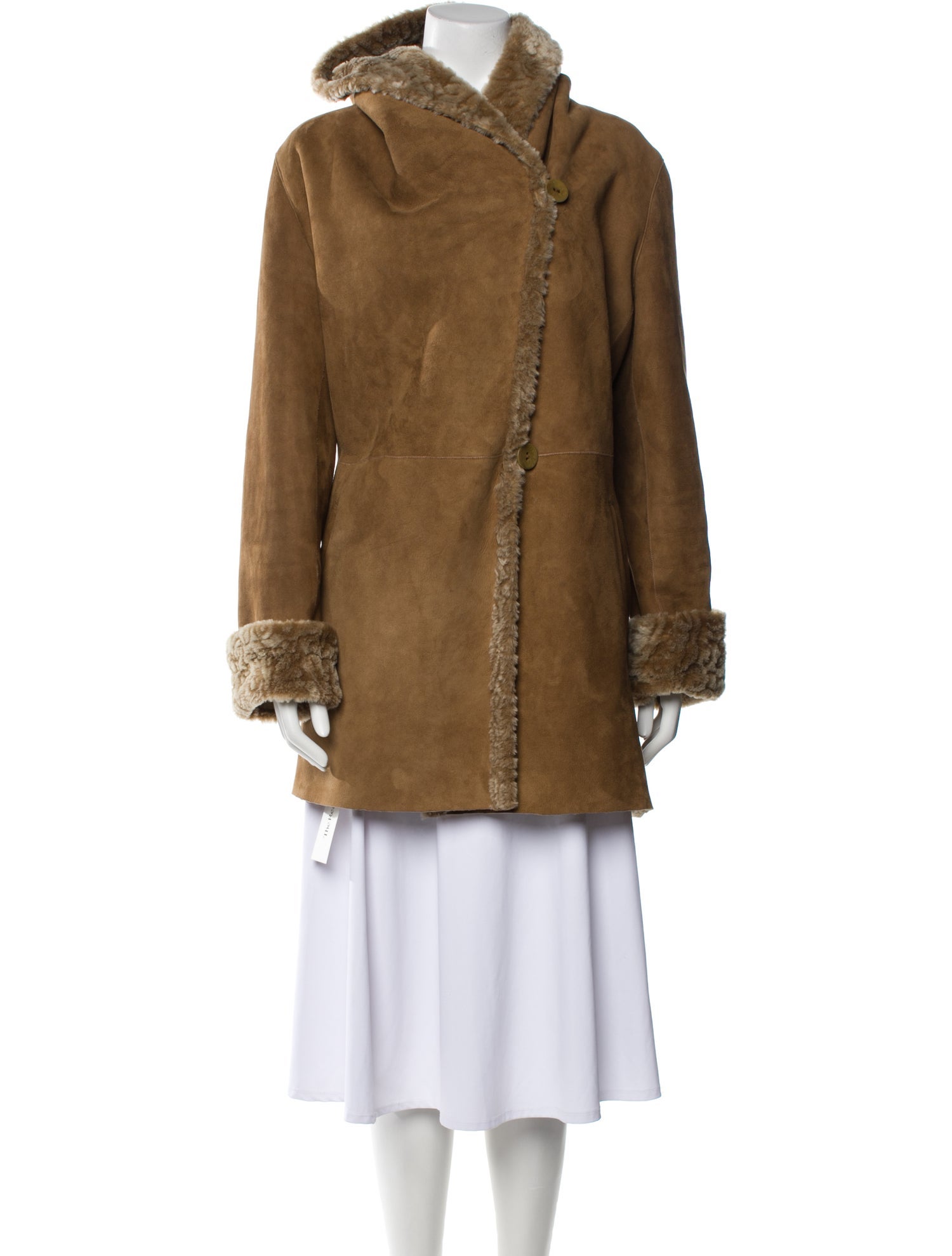 Blue Duck Shearling Fur Coat