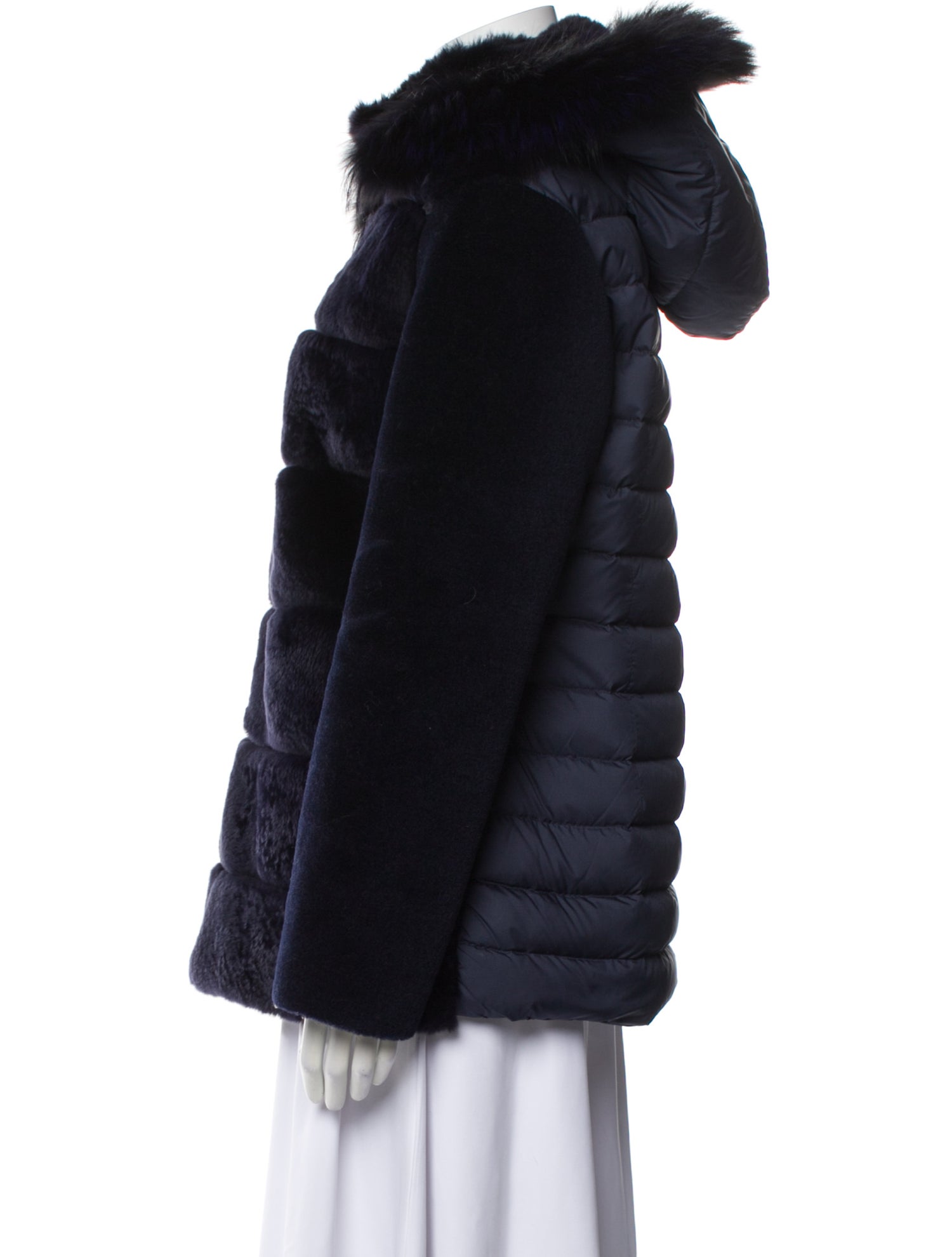 Blue Duck Fur Fur Coat