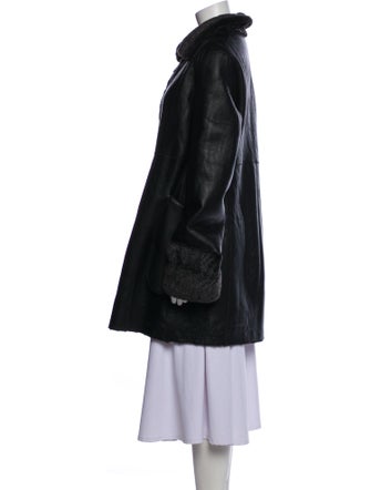 Blue Duck Shearling Fur Coat