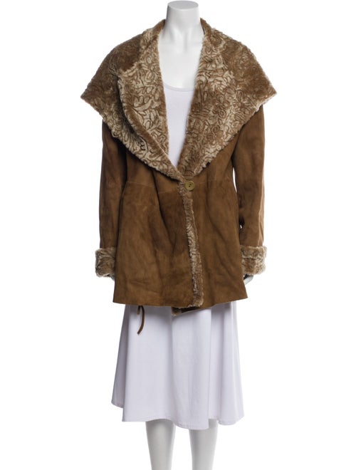 Blue Duck Shearling Fur Coat