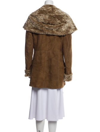 Blue Duck Shearling Fur Coat