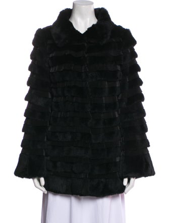 Blue Duck Fur Faux Fur Coat