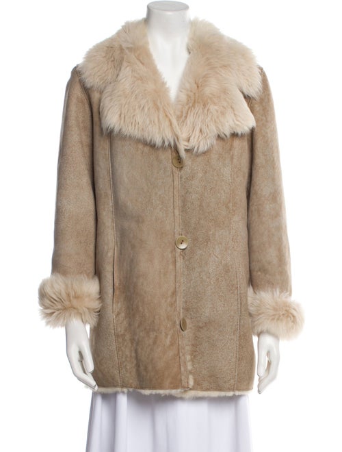 Blue Duck Shearling Fur Coat
