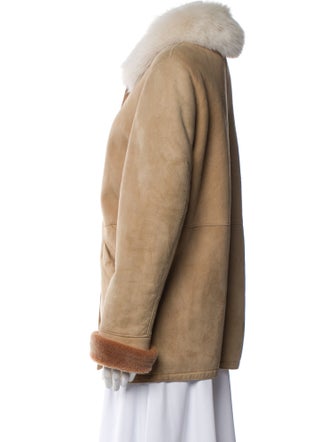 Blue Duck Shearling Fur Coat