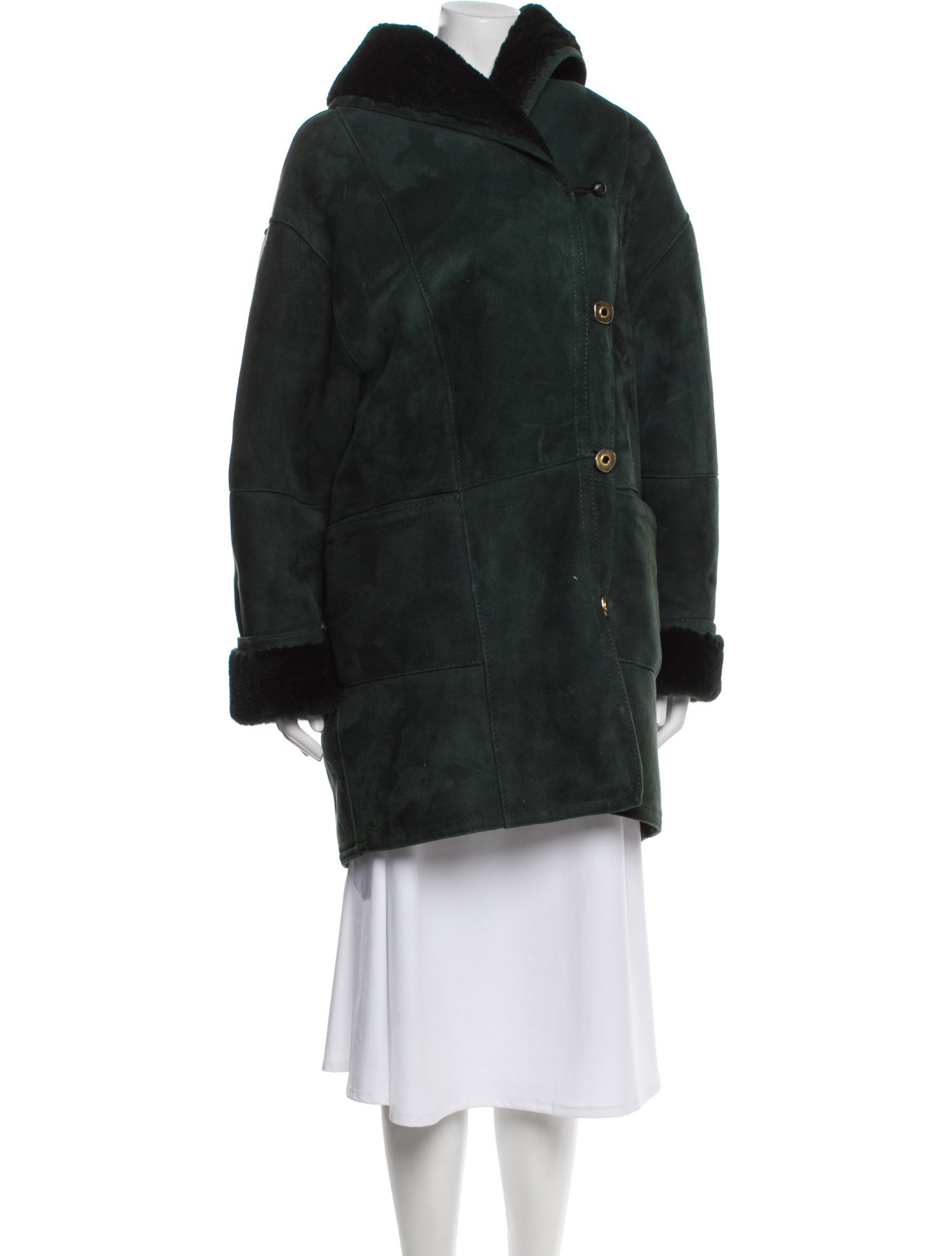 Blue Duck Shearling Faux Fur Coat