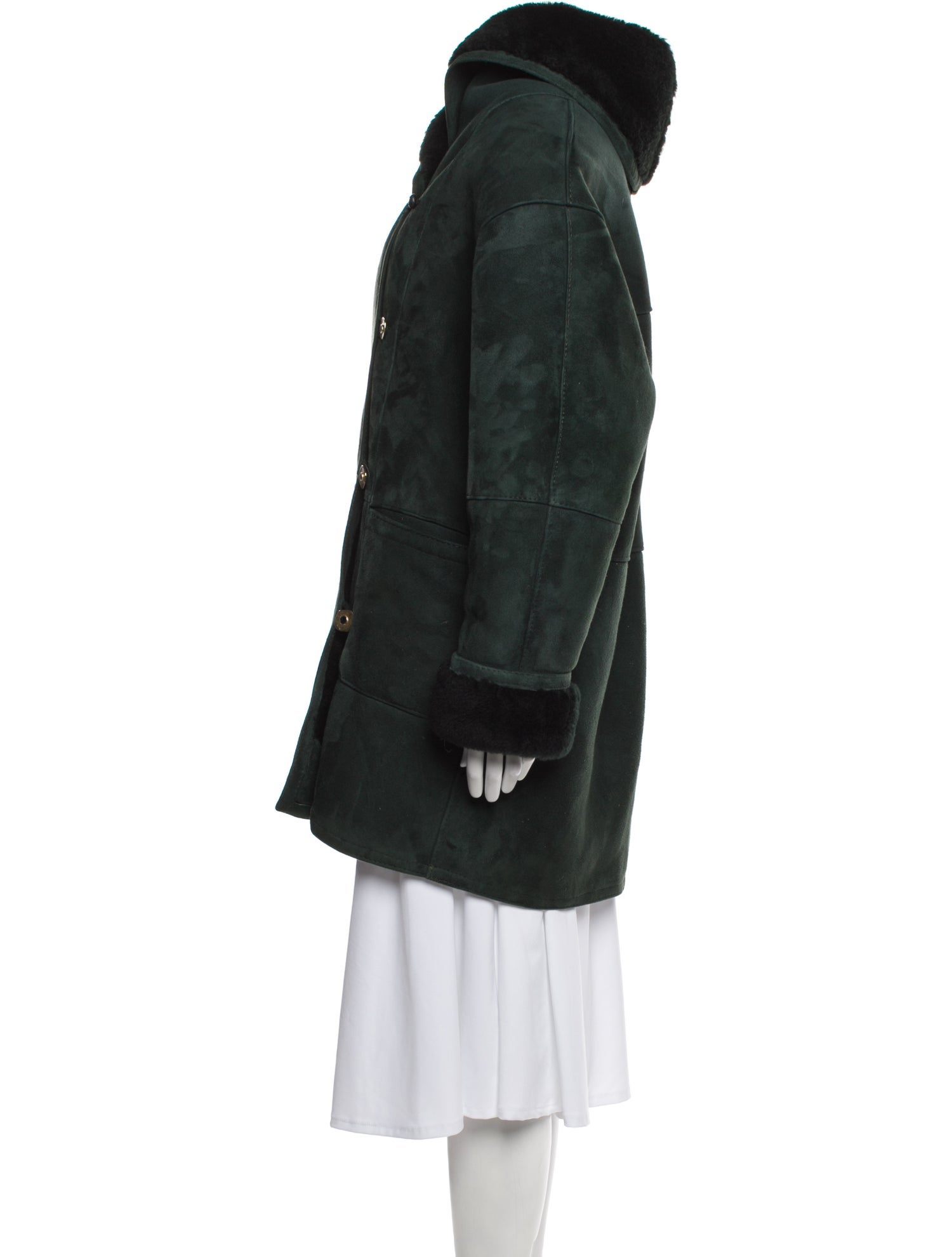 Blue Duck Shearling Faux Fur Coat