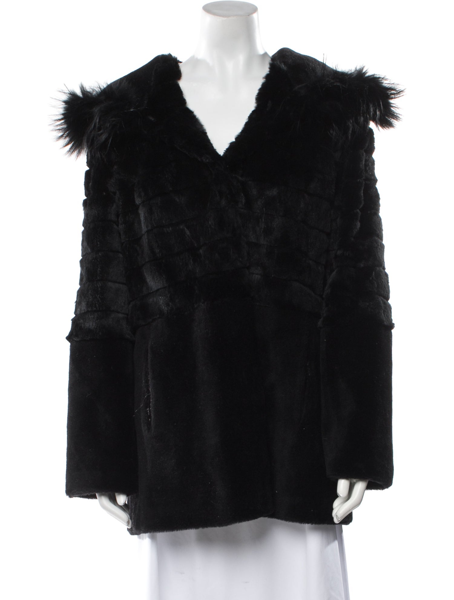 Blue Duck Lambskin Fur Coat