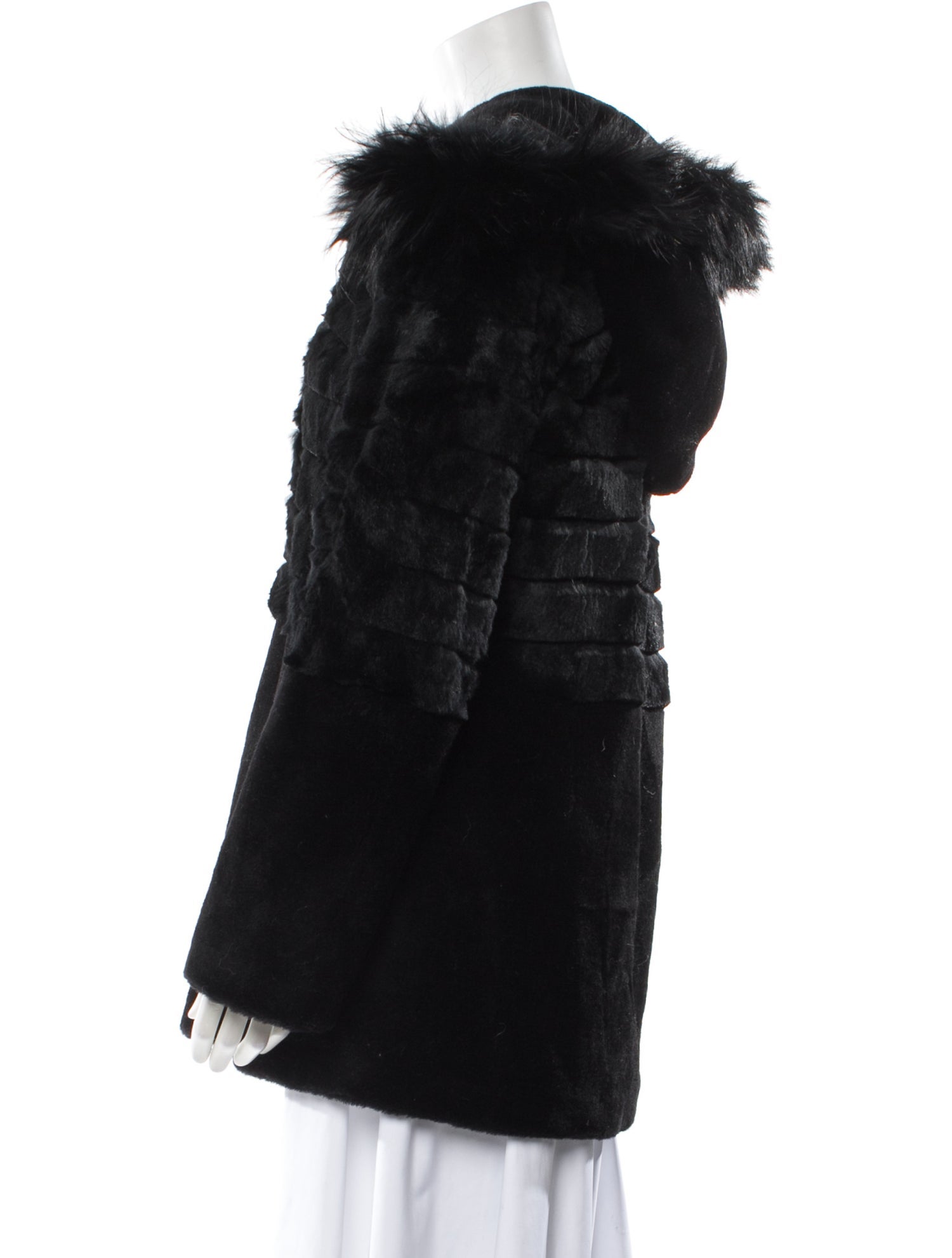 Blue Duck Lambskin Fur Coat