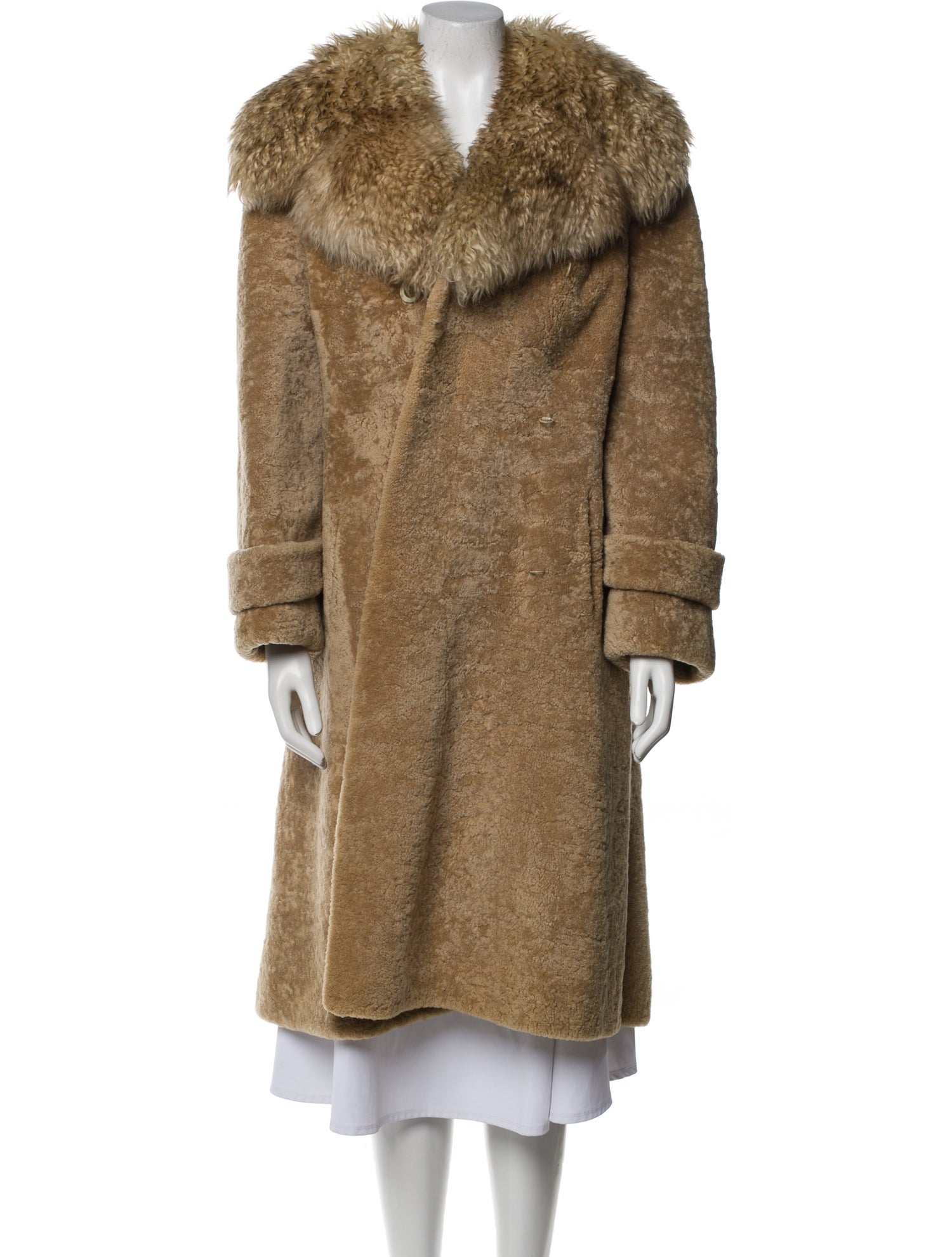 Duplers Furs Vintage Shearling Fur Coat