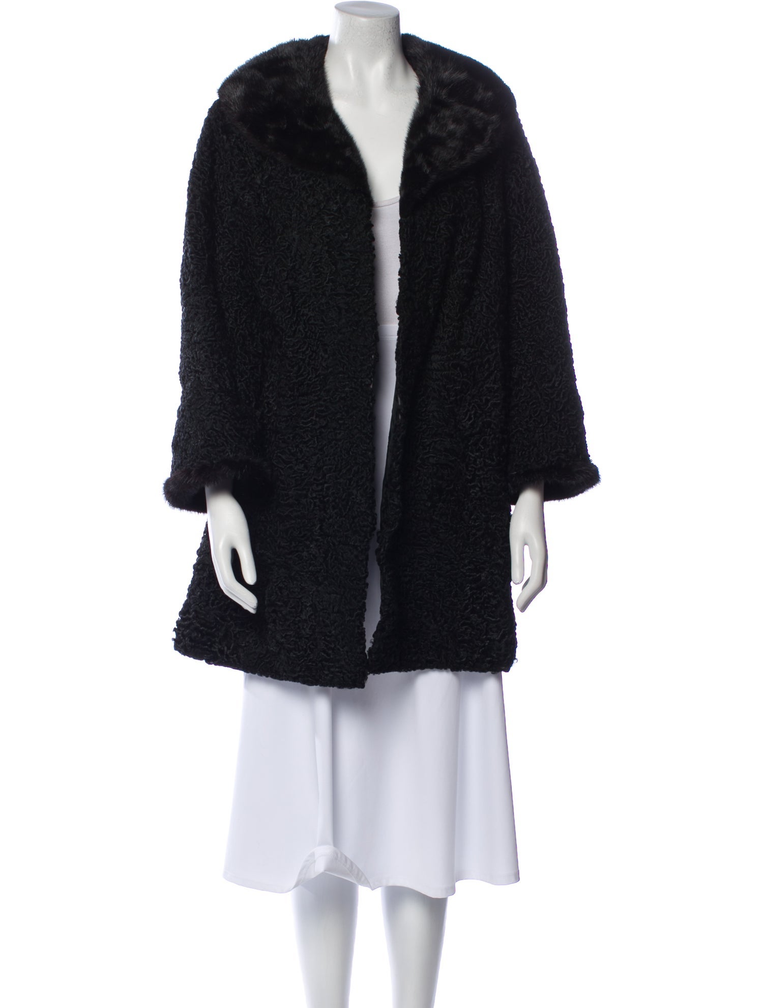 Duplers Furs Vintage Printed Coat