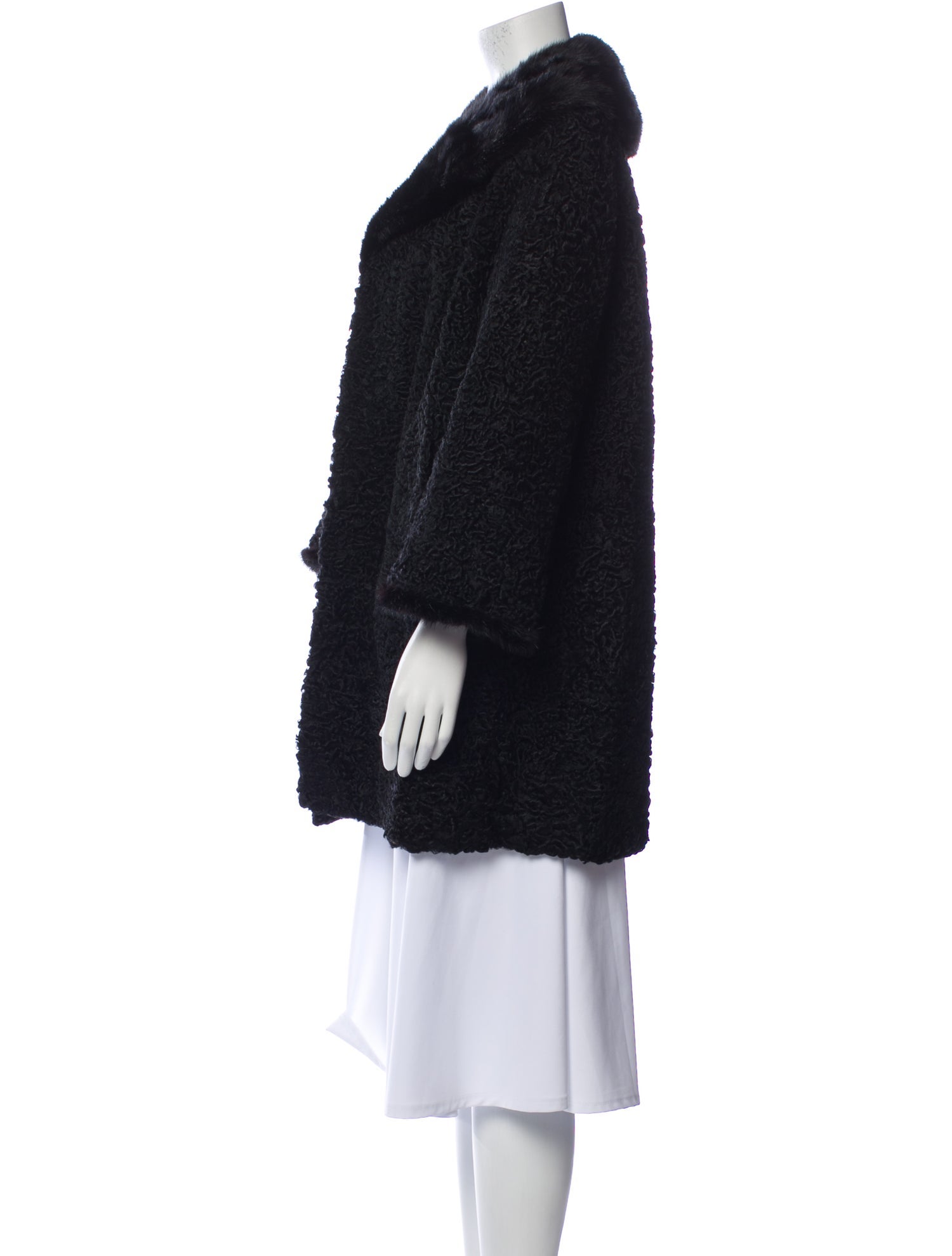 Duplers Furs Vintage Printed Coat