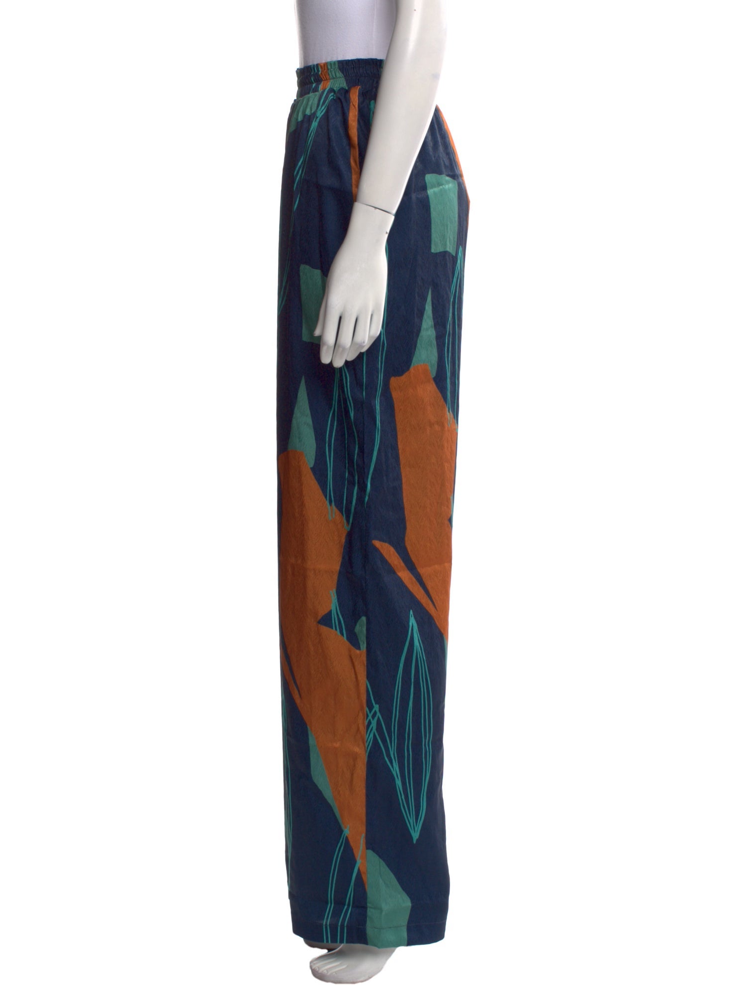 Diarrablu Printed Wide Leg Pants