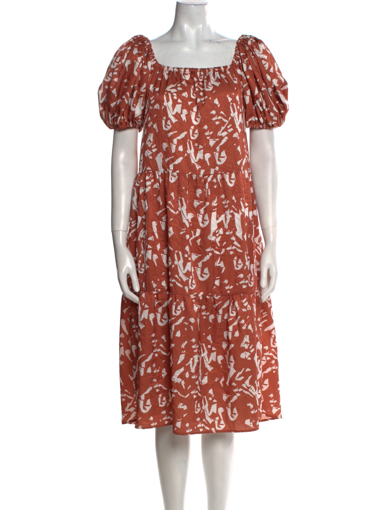 Diarrablu Printed Midi Length Dress