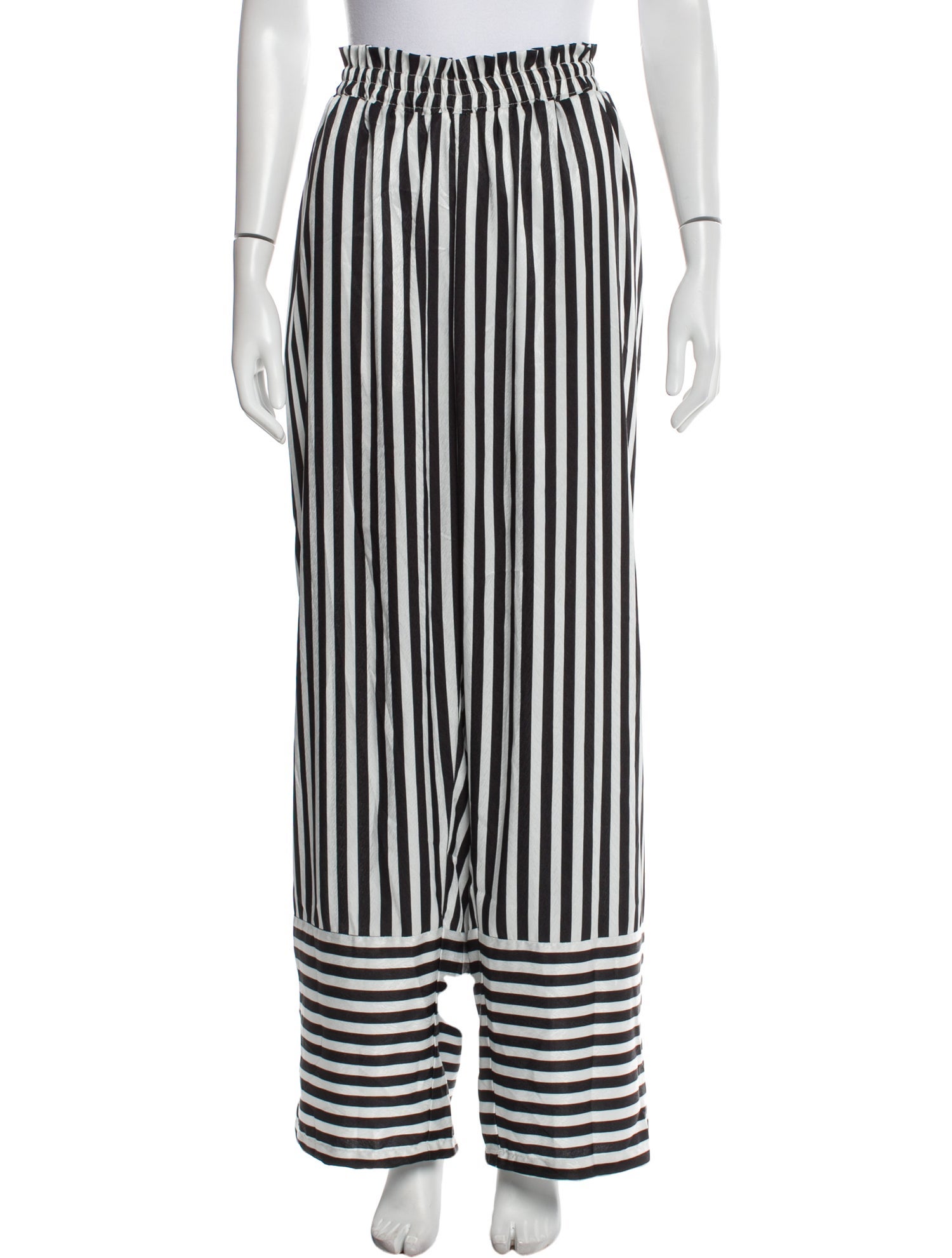Diarrablu Striped Wide Leg Pants