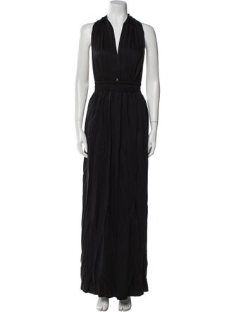 Diarrablu V-Neck Long Dress