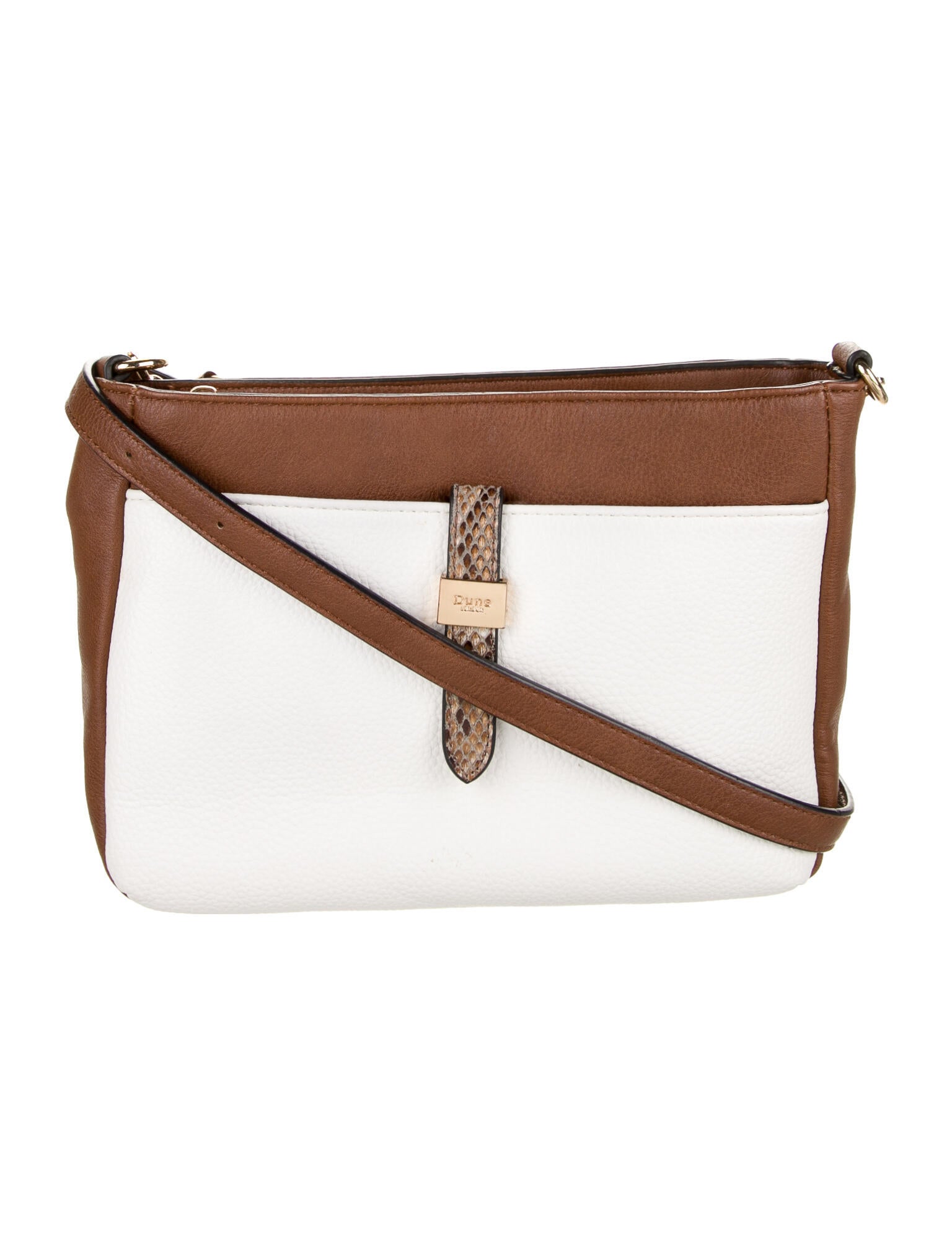 Dune London Leather Shoulder Bag Brown Shoulder Bags, Handbags