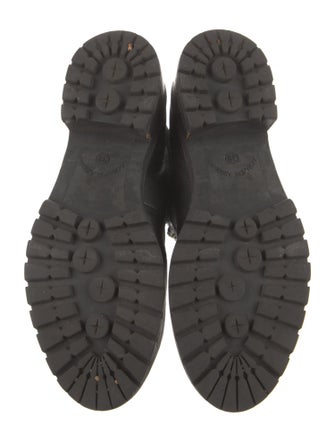 Dune London Leather Combat Boots