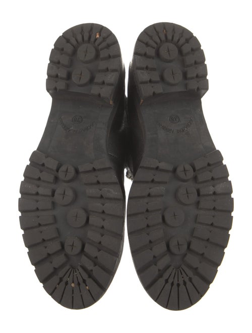 Dune London Leather Combat Boots