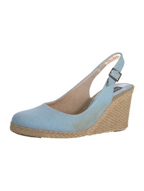 Dune London Canvas Slingback Pumps
