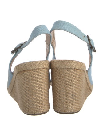 Dune London Canvas Slingback Pumps