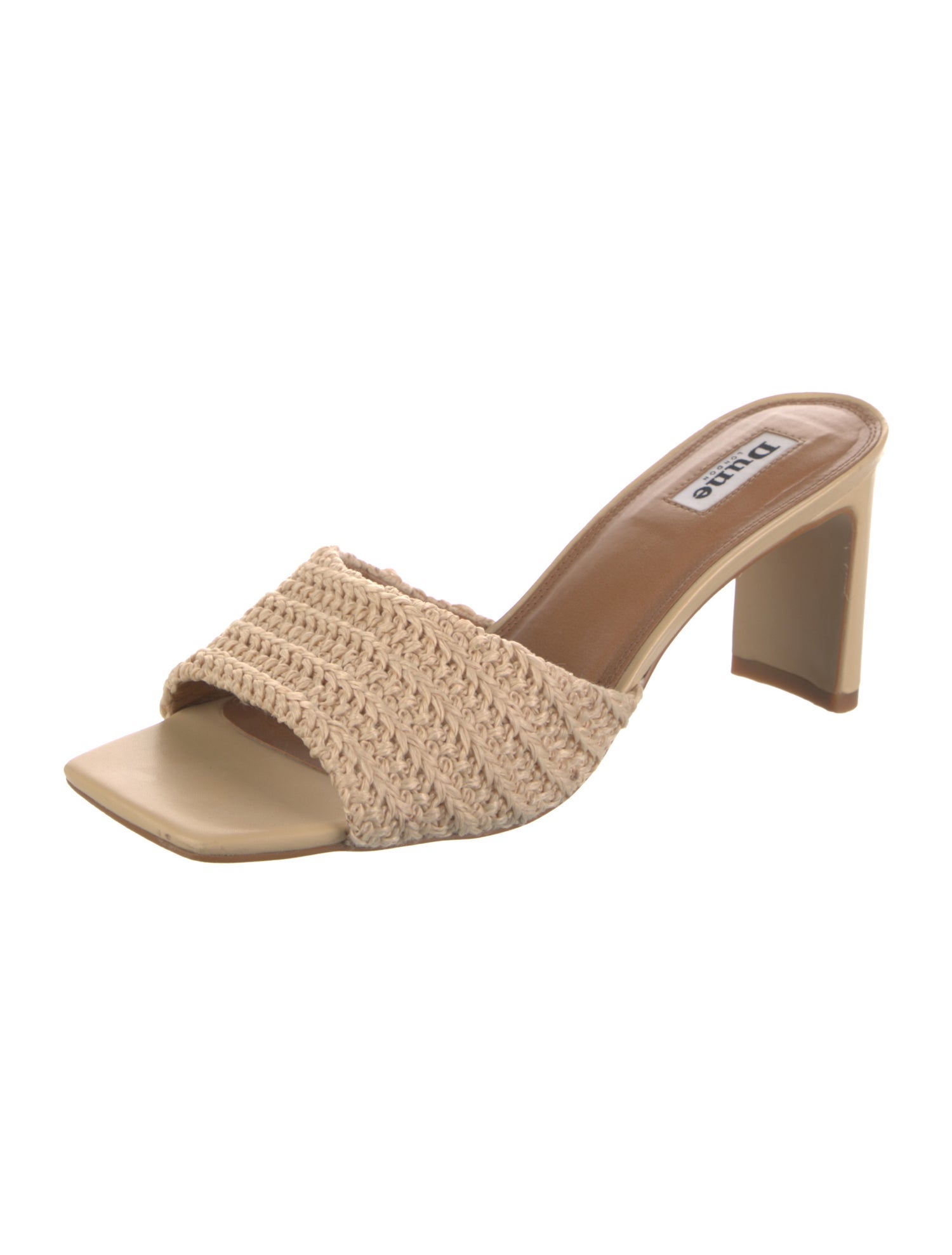 Dune London Leather Slides