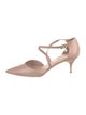 Dune London Satin Crystal Embellishments D'Orsay Pumps