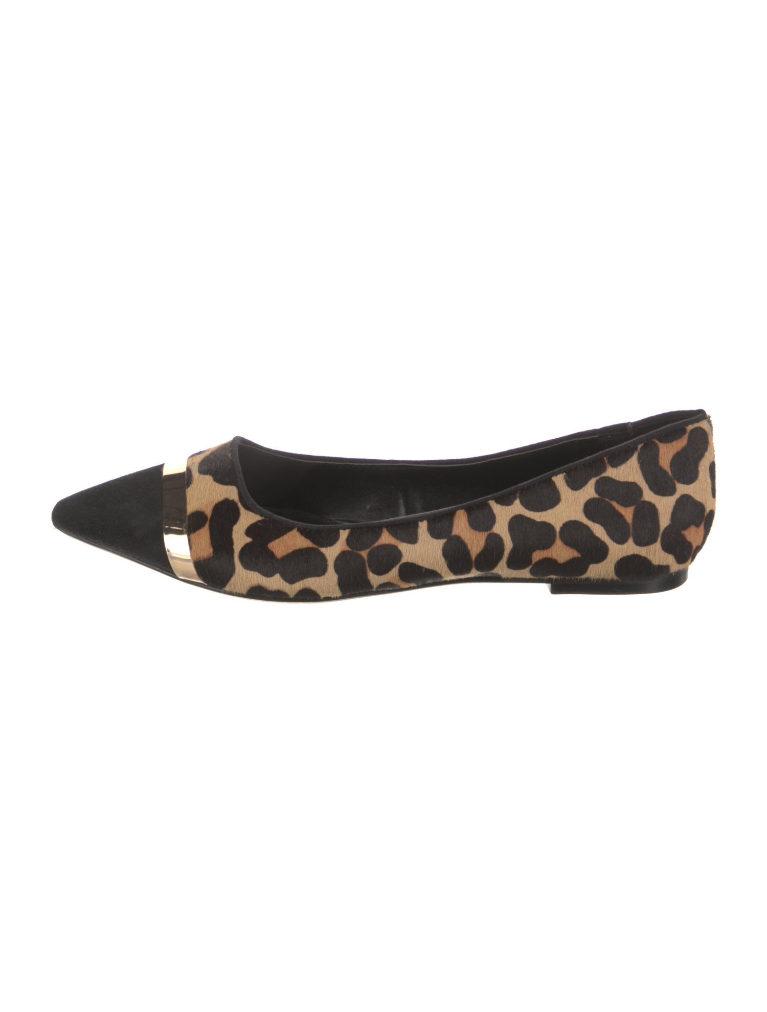Dune London Ponyhair Animal Print Flats