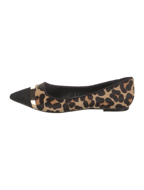 Dune London Ponyhair Animal Print Flats