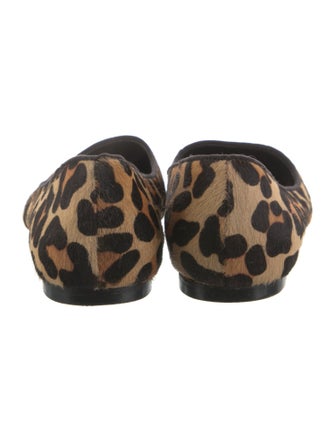 Dune London Ponyhair Animal Print Flats