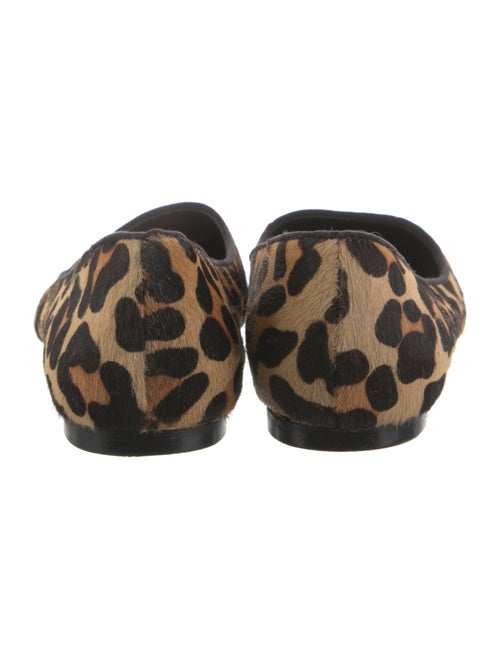 Dune London Ponyhair Animal Print Flats