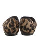 Dune London Ponyhair Animal Print Flats