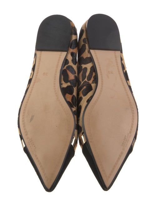 Dune London Ponyhair Animal Print Flats