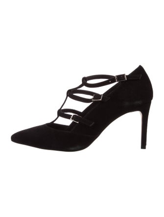 Dune London Suede T-Strap Pumps
