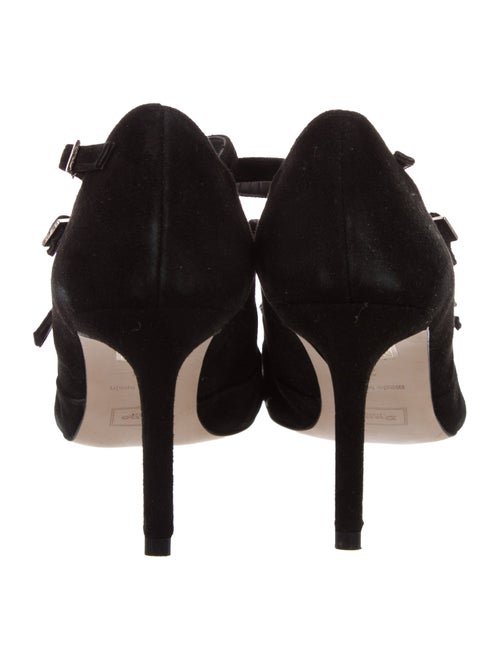 Dune London Suede T-Strap Pumps