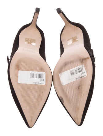 Dune London Suede T-Strap Pumps